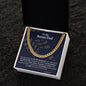 My Bonus Dad| Heart Makes Us Family - Cuban Link Chain