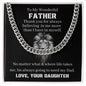 My Wonderful Father| Thank You - Cuban Link Chain