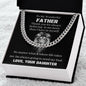 My Wonderful Father| Thank You - Cuban Link Chain