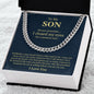 My Son| The Proudest Moment - Cuban Link Chain