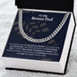 My Bonus Dad| Heart Makes Us Family - Cuban Link Chain