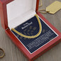 My Bonus Dad| Heart Makes Us Family - Cuban Link Chain