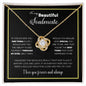 My Beautiful Soulmate| Through My Eyes - Love Knot Necklace