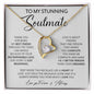 To My Stunning Soulmate | Forever Love Necklace