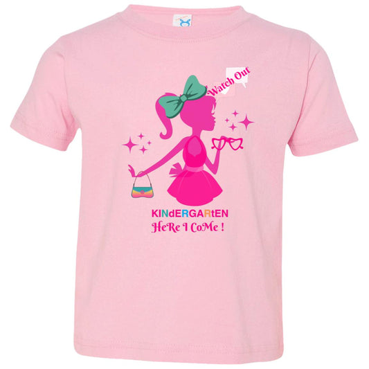 3 Kindergarten VIBES (2) 3321 Toddler Jersey T-Shirt