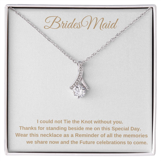 BridesMaid| I Could Not Tie The Knot-Alluring Beauty Necklace