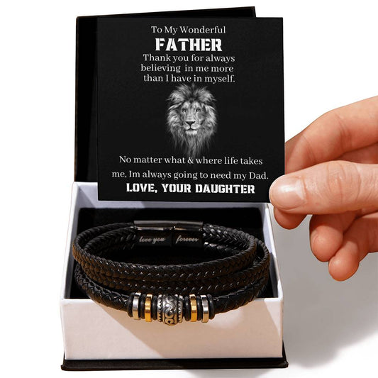 Love You Forever Bracelet | Father/Dad